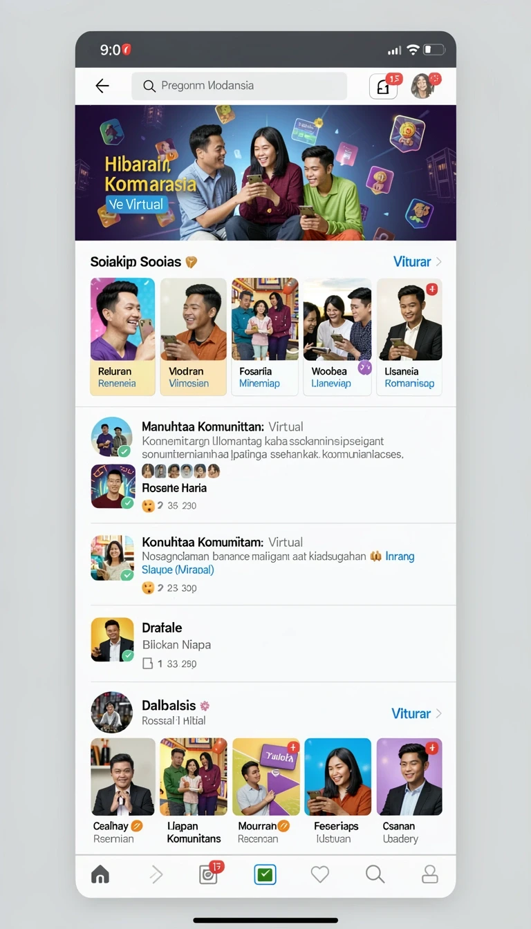 Galeri pratinjau visual peluncur88 build APK resmi terbaru